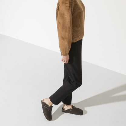 Boston Shearling Suede Leather in Color Mocha | Birkenstock