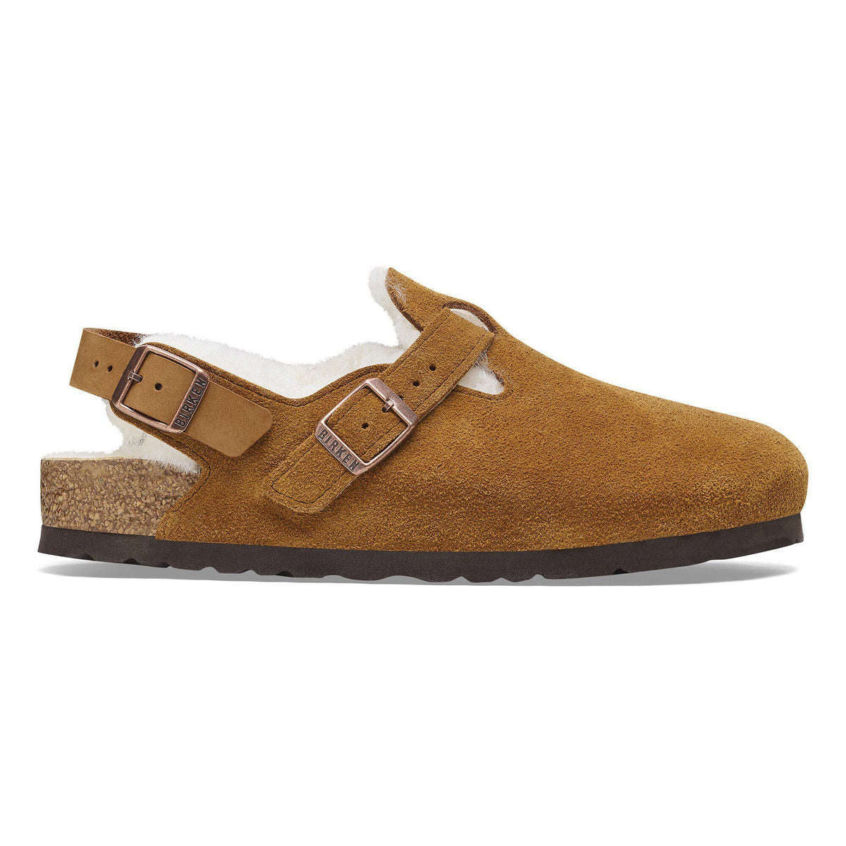 Tokio Shearling Suede Leather in Color Mink | Birkenstock