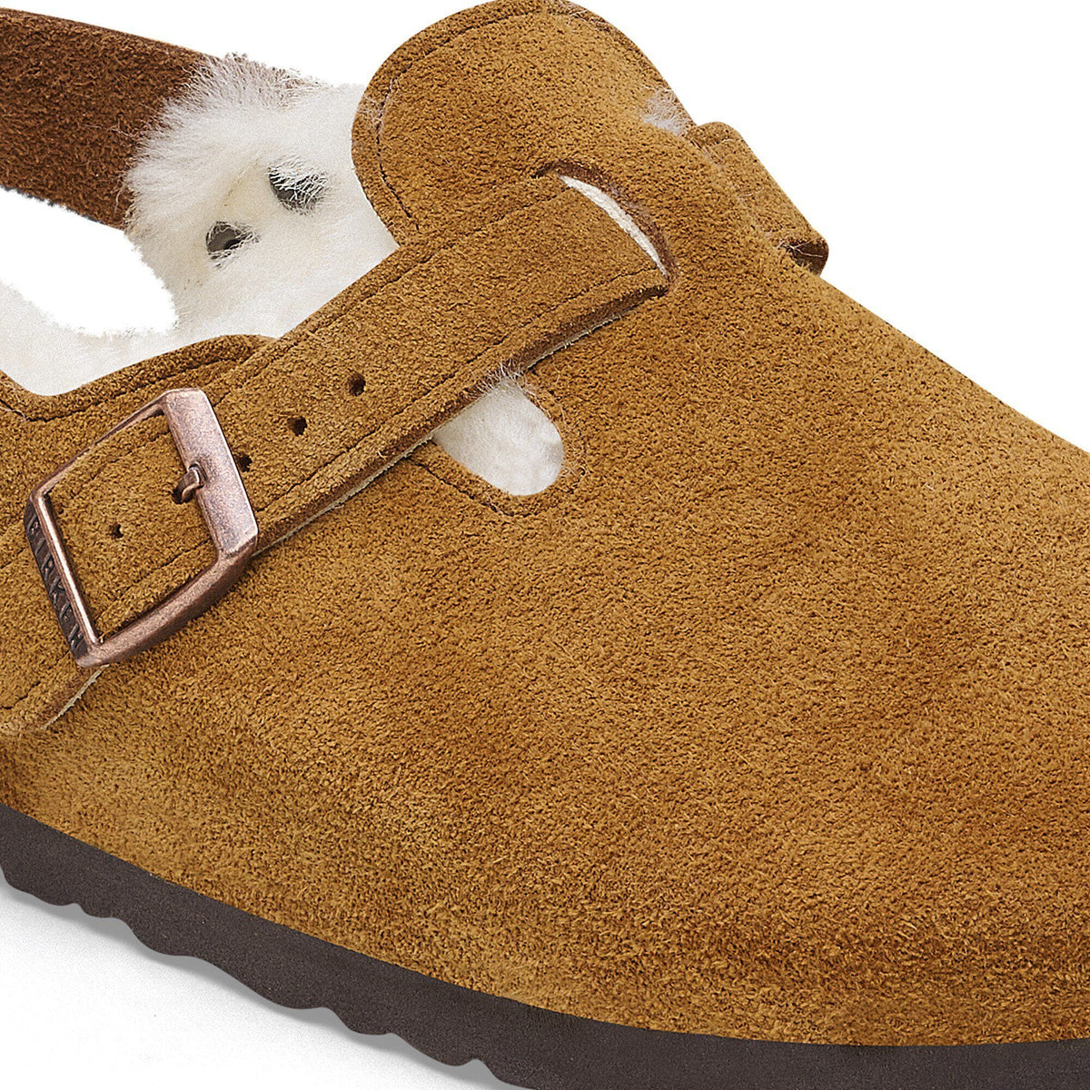 Tokio Shearling Suede Leather in Color Mink | Birkenstock