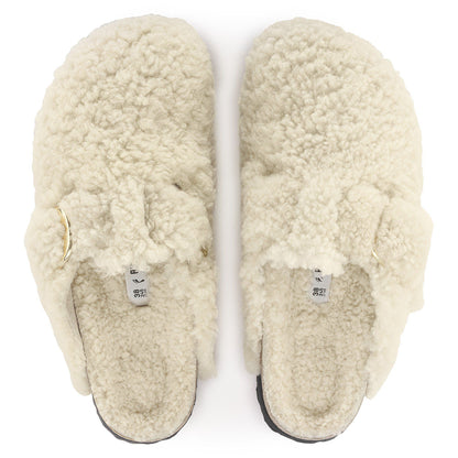 Boston Big Buckle Shearling in Color Teddy Eggshell | Birkenstock