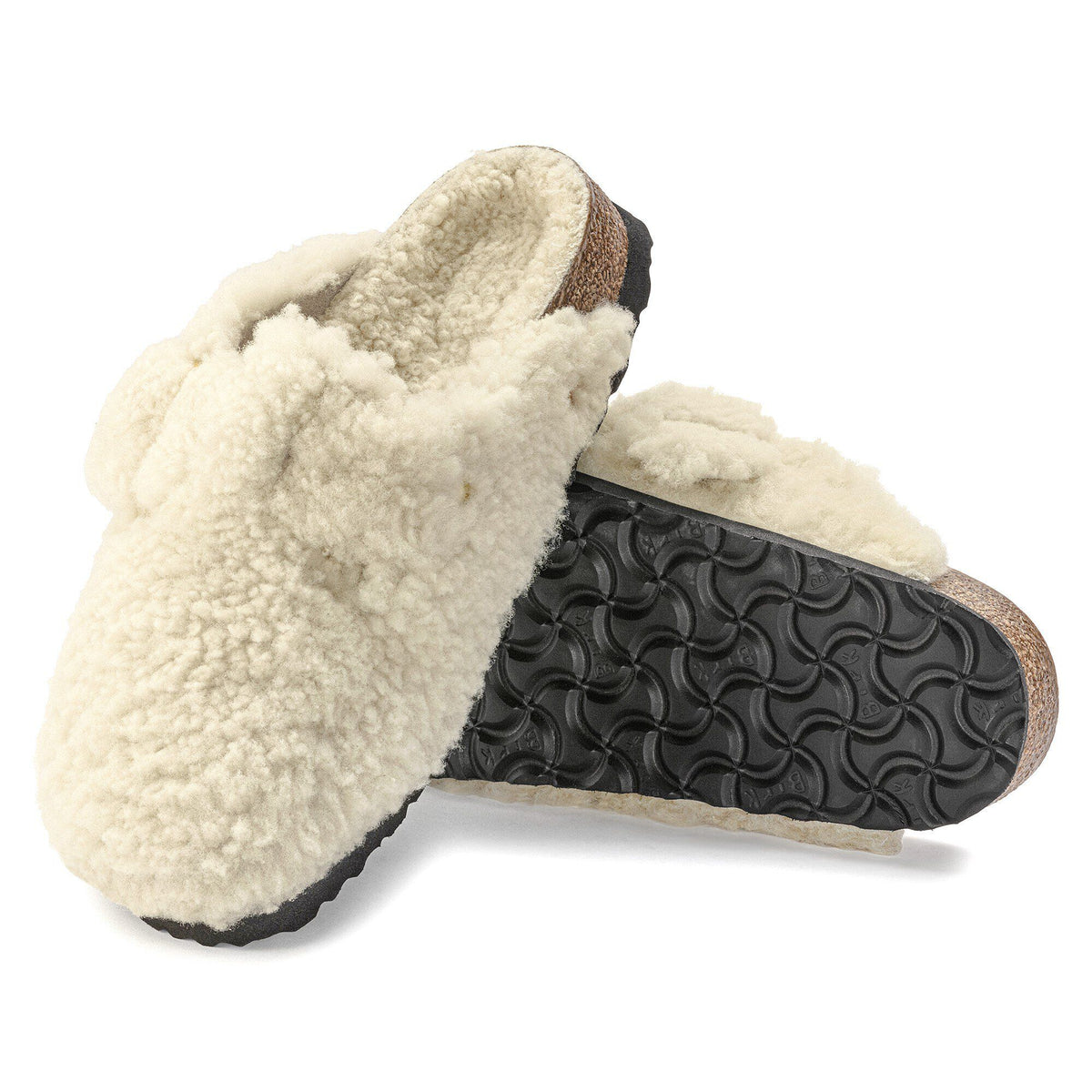 Boston Big Buckle Shearling in Color Teddy Eggshell | Birkenstock