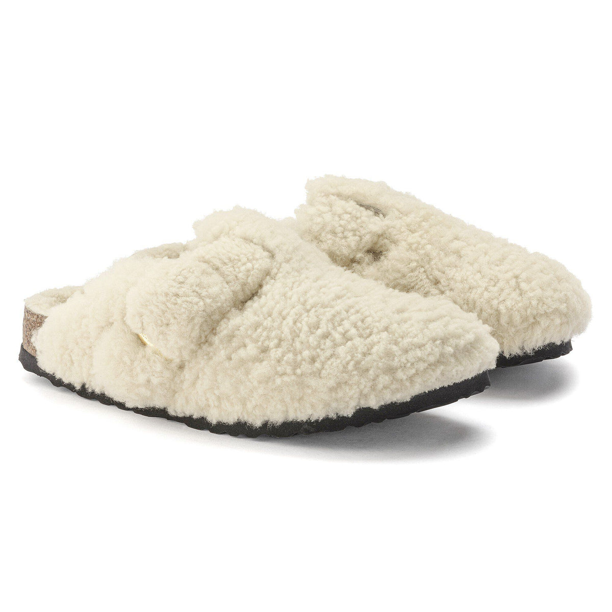Boston Big Buckle Shearling in Color Teddy Eggshell | Birkenstock