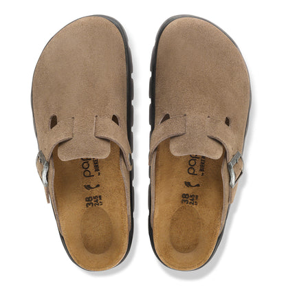 Boston Chunky Suede Leather in Color Gray Taupe | Birkenstock