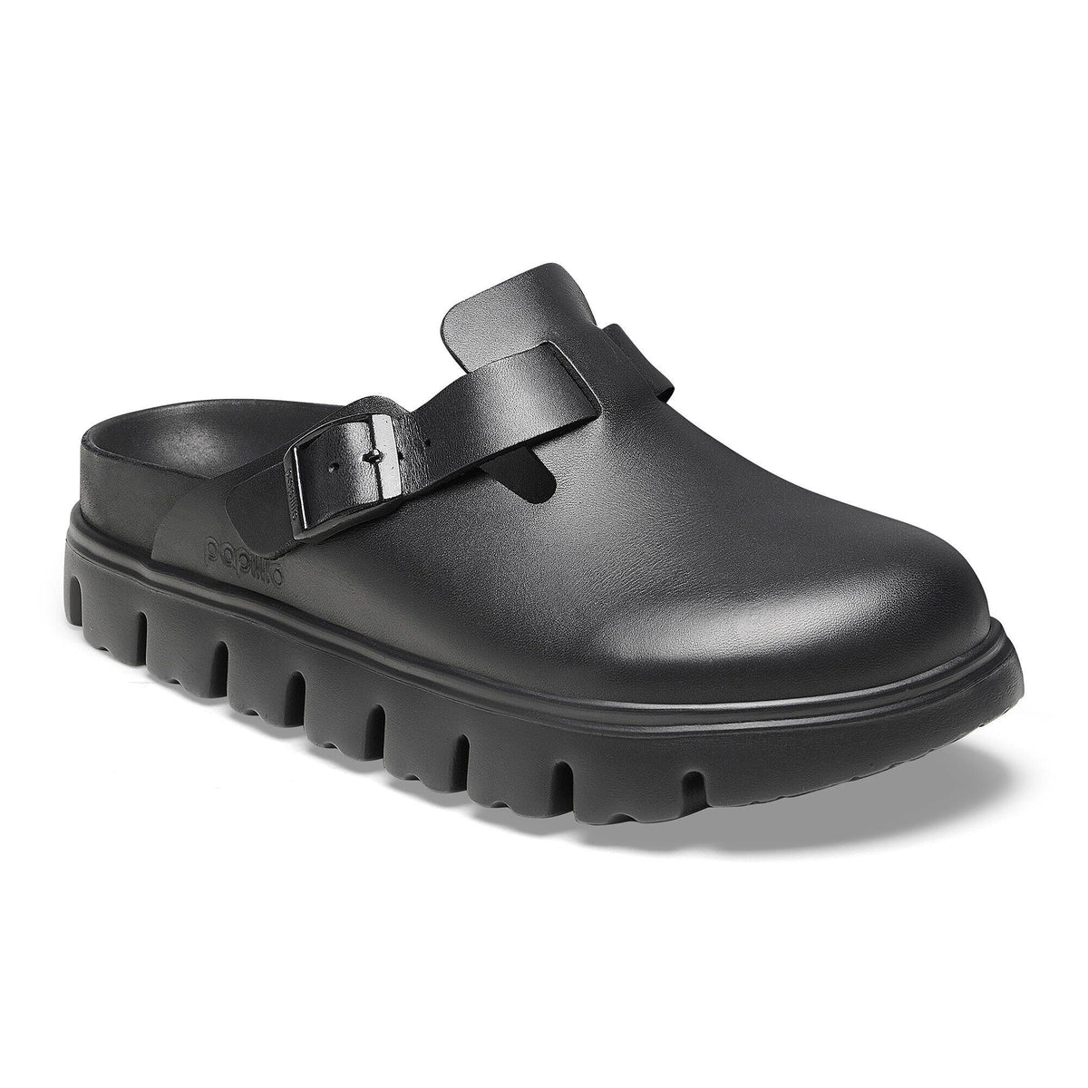 Boston Chunky Leather in Color Black | Birkenstock