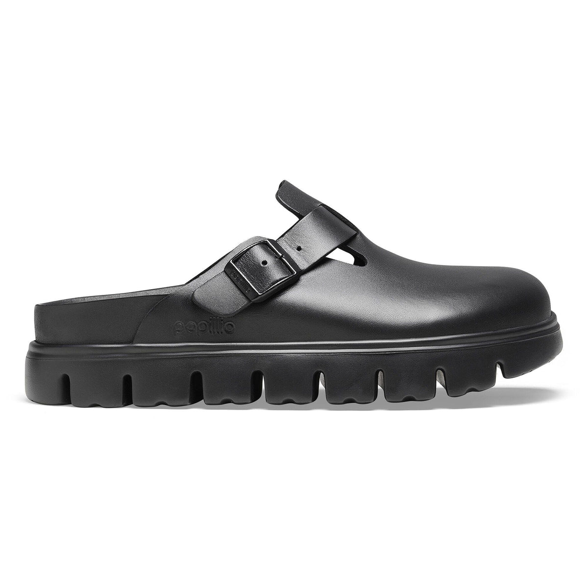 Boston Chunky Leather in Color Black | Birkenstock