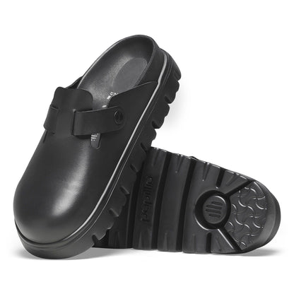 Boston Chunky Leather in Color Black | Birkenstock