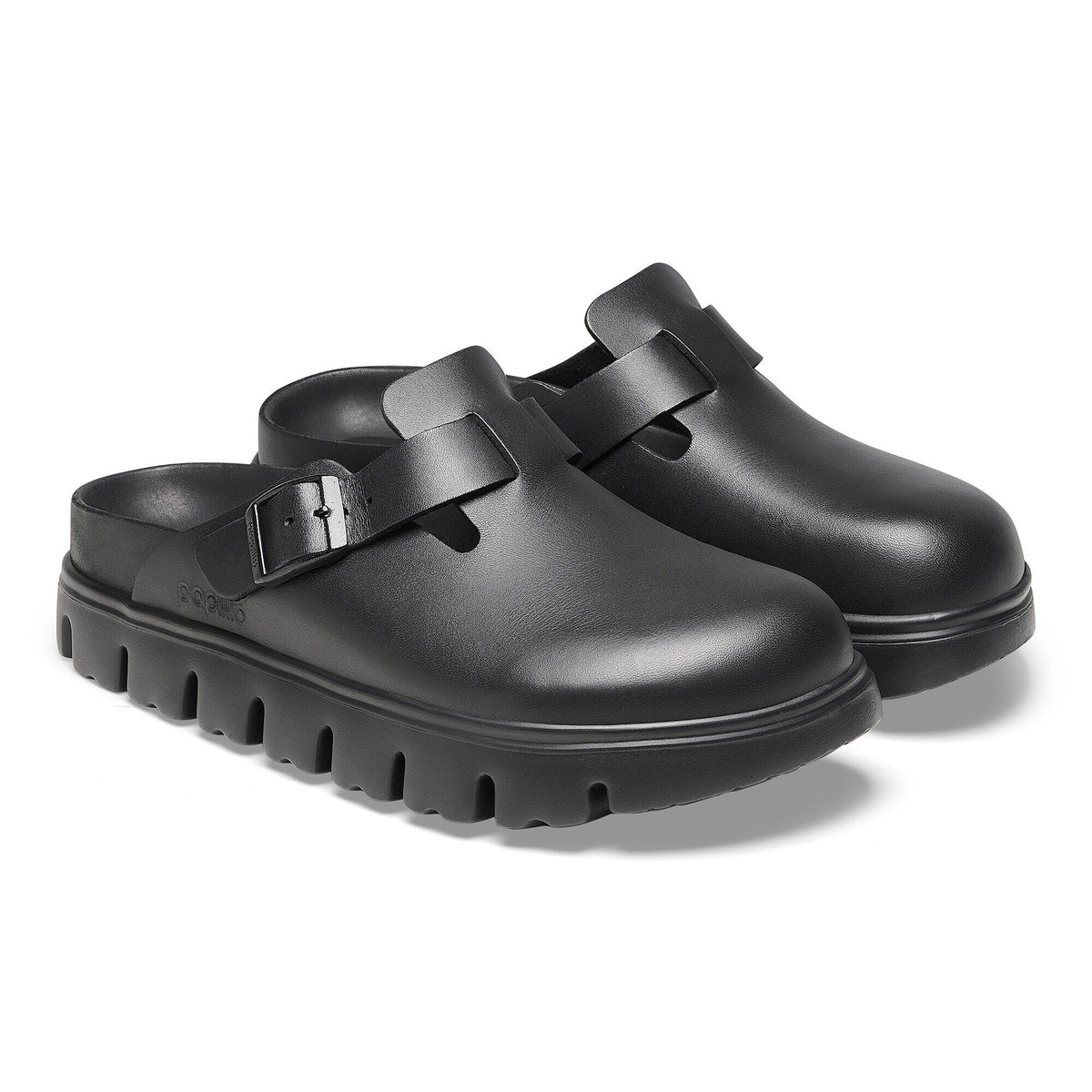Boston Chunky Leather in Color Black | Birkenstock