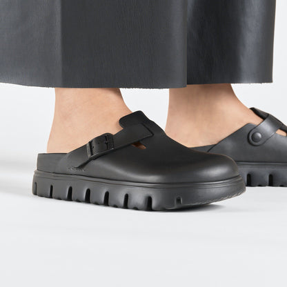 Boston Chunky Leather in Color Black | Birkenstock
