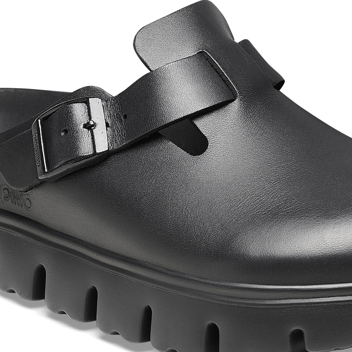 Boston Chunky Leather in Color Black | Birkenstock
