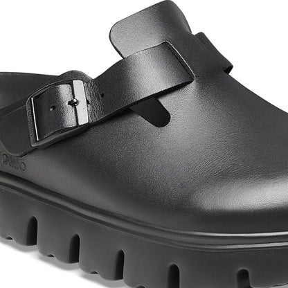 Boston Chunky Leather in Color Black | Birkenstock