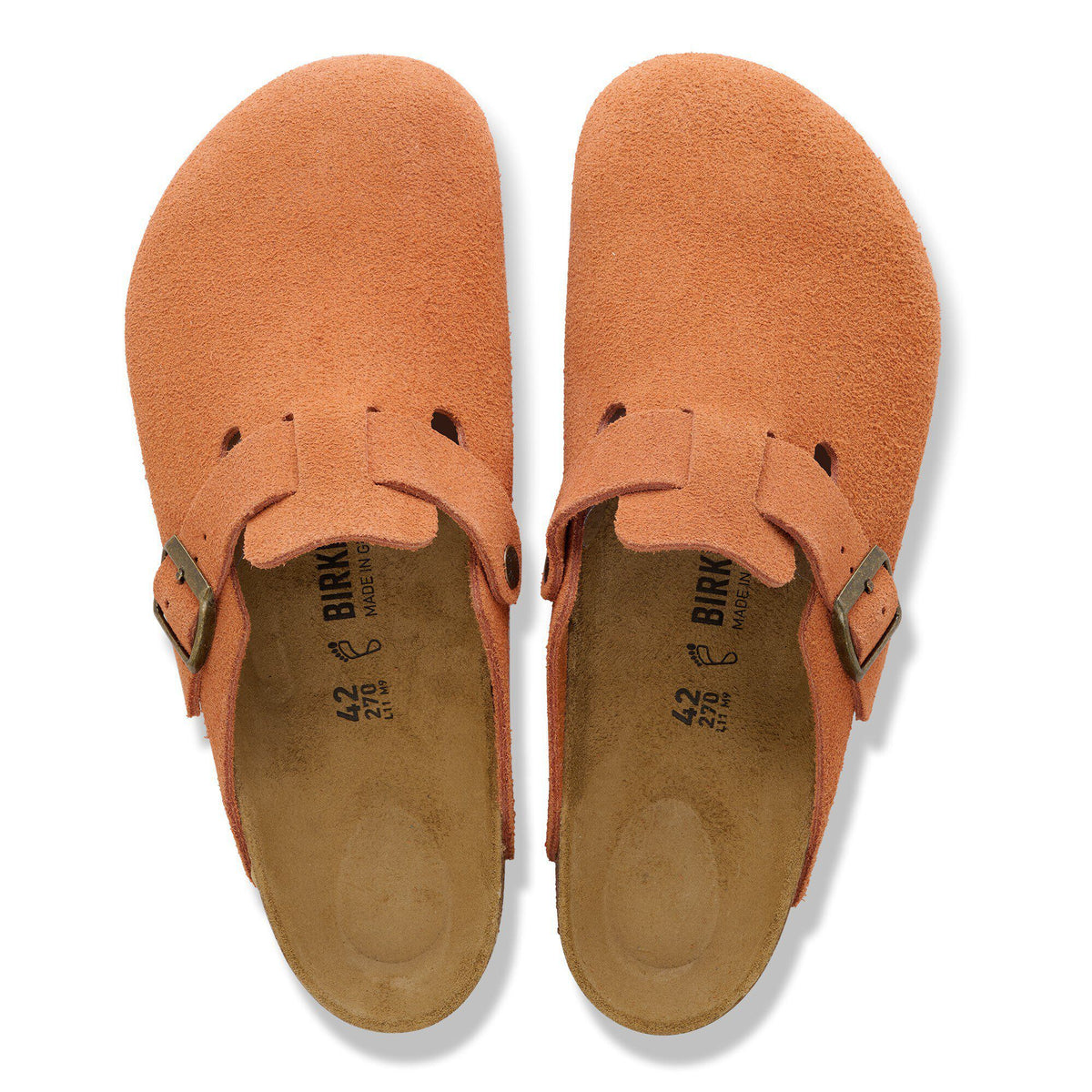 Boston Suede Leather in Color Dark Rust | Birkenstock