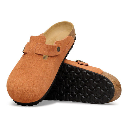 Boston Suede Leather in Color Dark Rust | Birkenstock