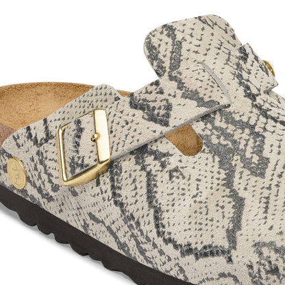 Boston Suede Leather in Color Snake Oyster | Birkenstock