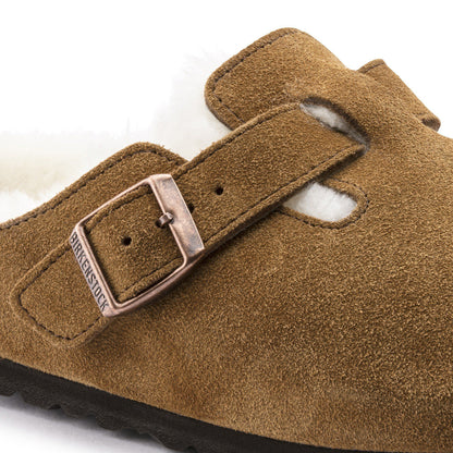 Boston Shearling Suede Leather in Color Mink | Birkenstock