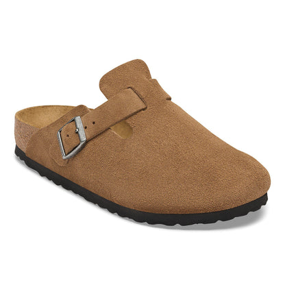 Boston Suede Leather in Color Dark Tea | Birkenstock