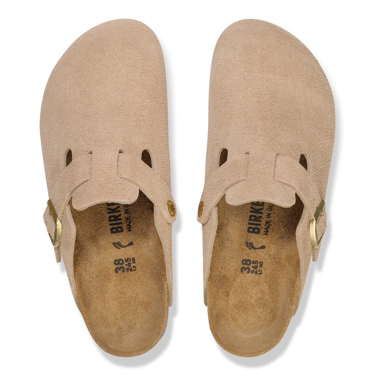 Boston Suede Leather in Color Sandcastle | Birkenstock
