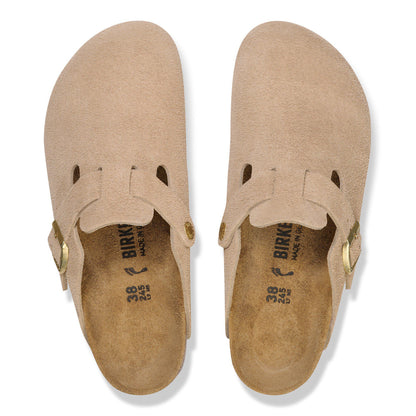 Boston Suede Leather in Color Sandcastle | Birkenstock