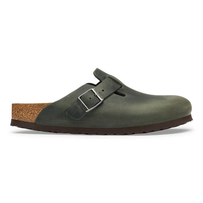 Boston Oiled Leather in Color Thyme | Birkenstock