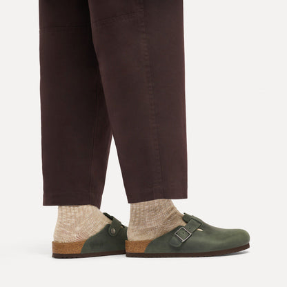 Boston Oiled Leather in Color Thyme | Birkenstock