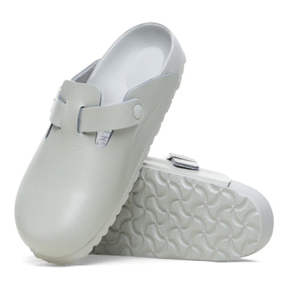 Boston Leather in Color Mineral Gray | Birkenstock