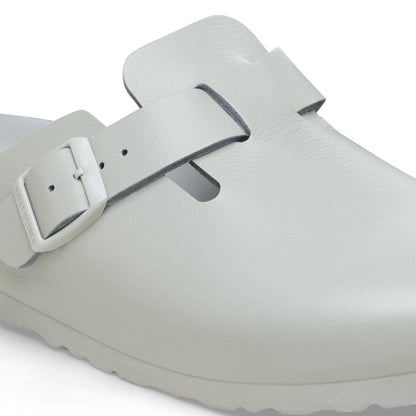Boston Leather in Color Mineral Gray | Birkenstock