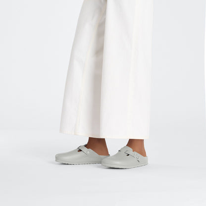 Boston Leather in Color Mineral Gray | Birkenstock