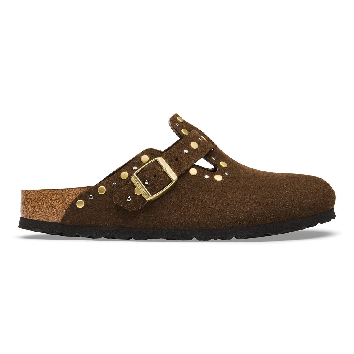 Boston Rivets Suede Leather in Color Carafe Tonal | Birkenstock