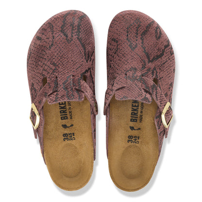 Boston Suede Leather in Color Snake Pepper | Birkenstock