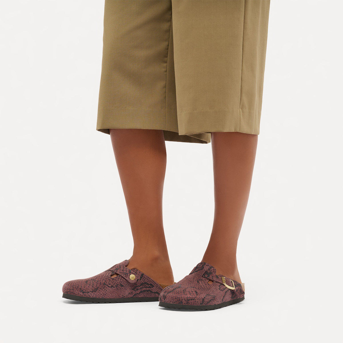 Boston Suede Leather in Color Snake Pepper | Birkenstock