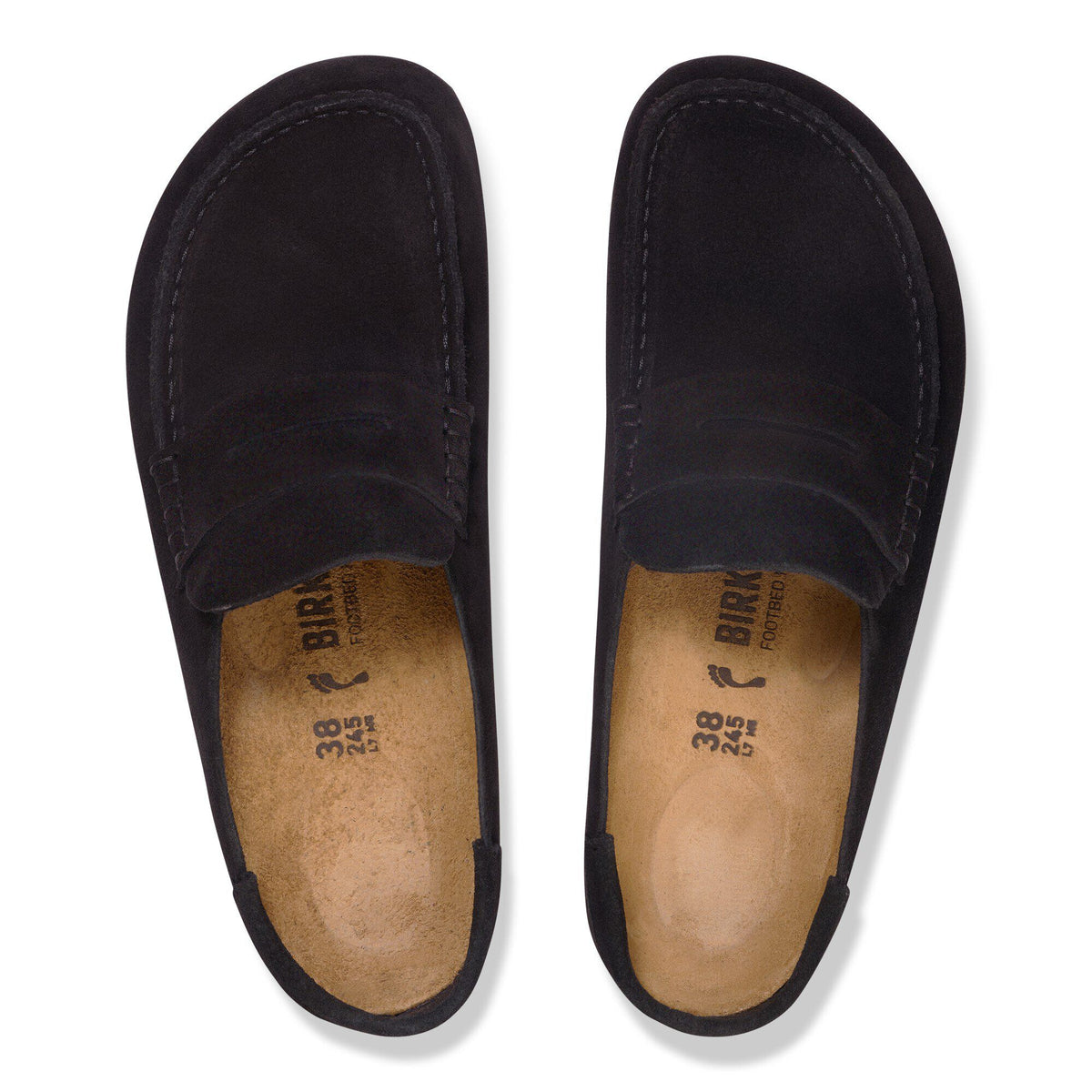 Naples Wrapped Suede Leather in Color Black | Birkenstock