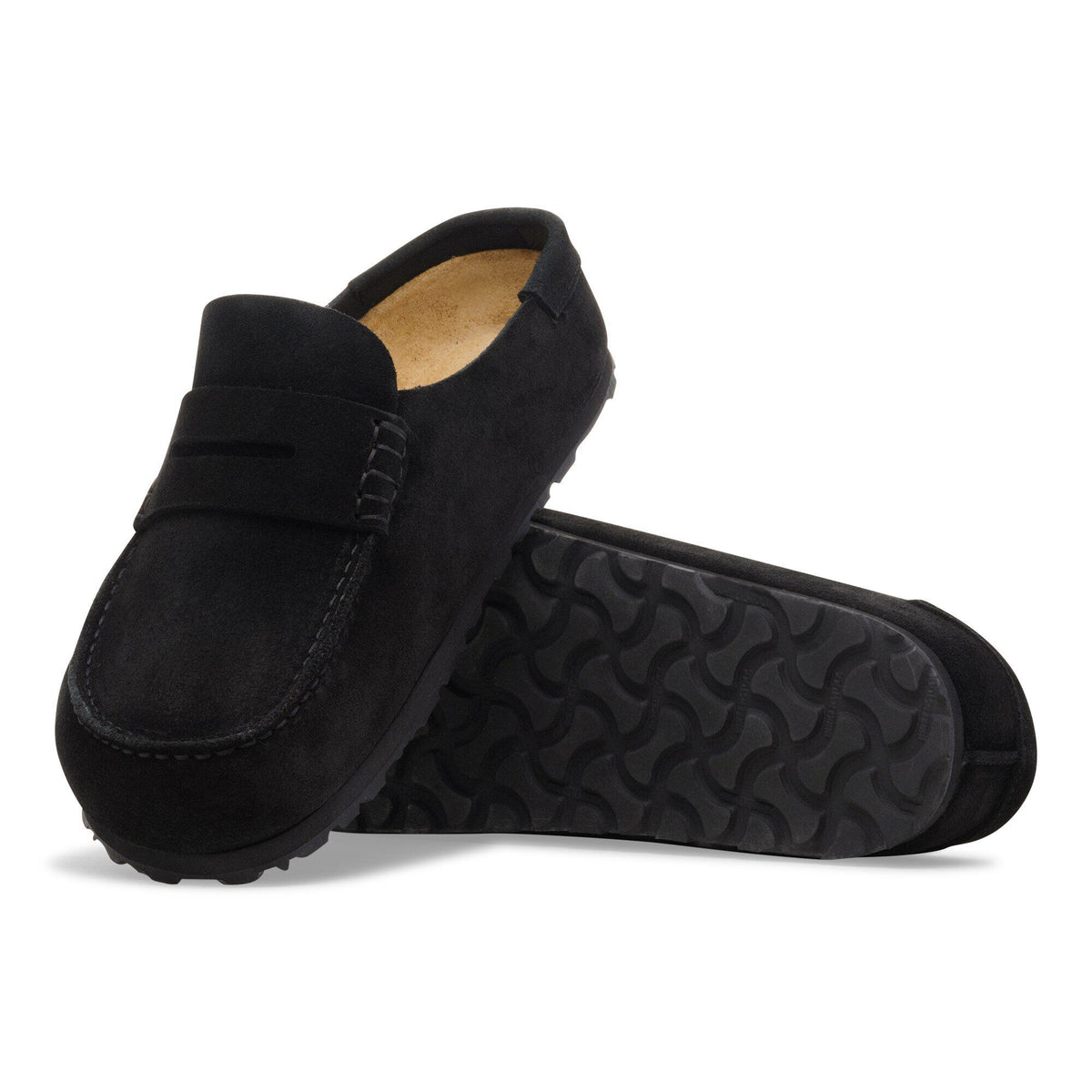 Naples Wrapped Suede Leather in Color Black | Birkenstock