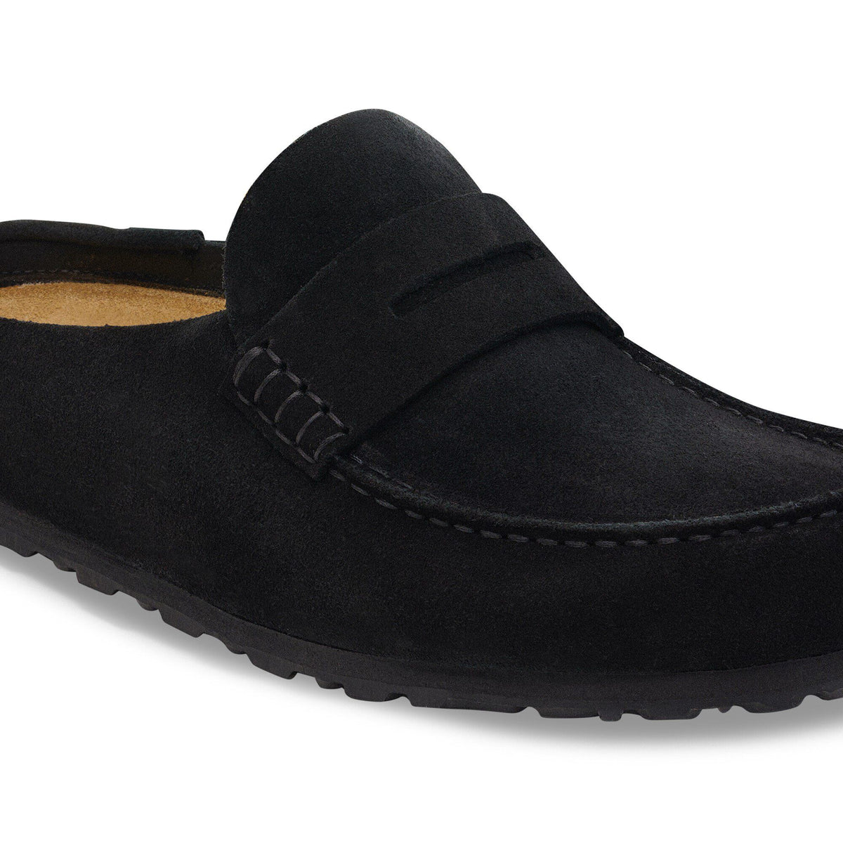 Naples Wrapped Suede Leather in Color Black | Birkenstock