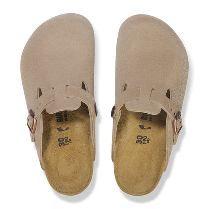 Boston Kids Suede Leather in Color Taupe | Birkenstock