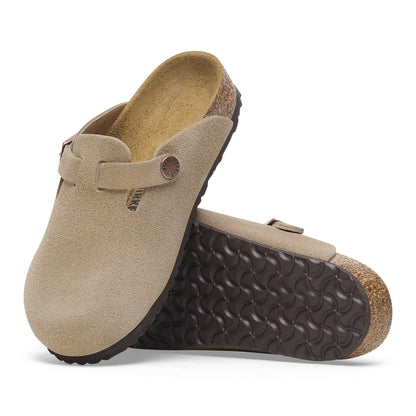 Boston Kids Suede Leather in Color Taupe | Birkenstock