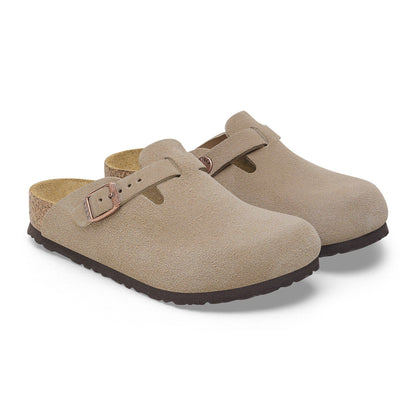 Boston Kids Suede Leather in Color Taupe | Birkenstock