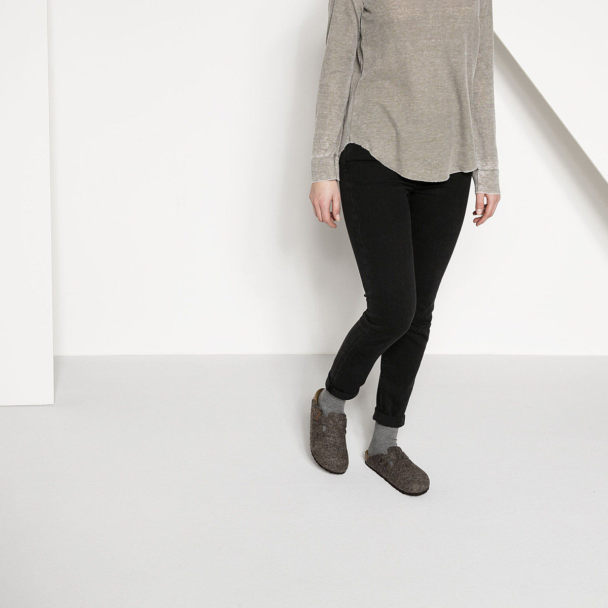 Boston Felt in Color Cacao | Birkenstock