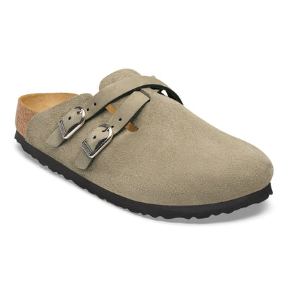 Blair Suede Leather in Color Taupe | Birkenstock