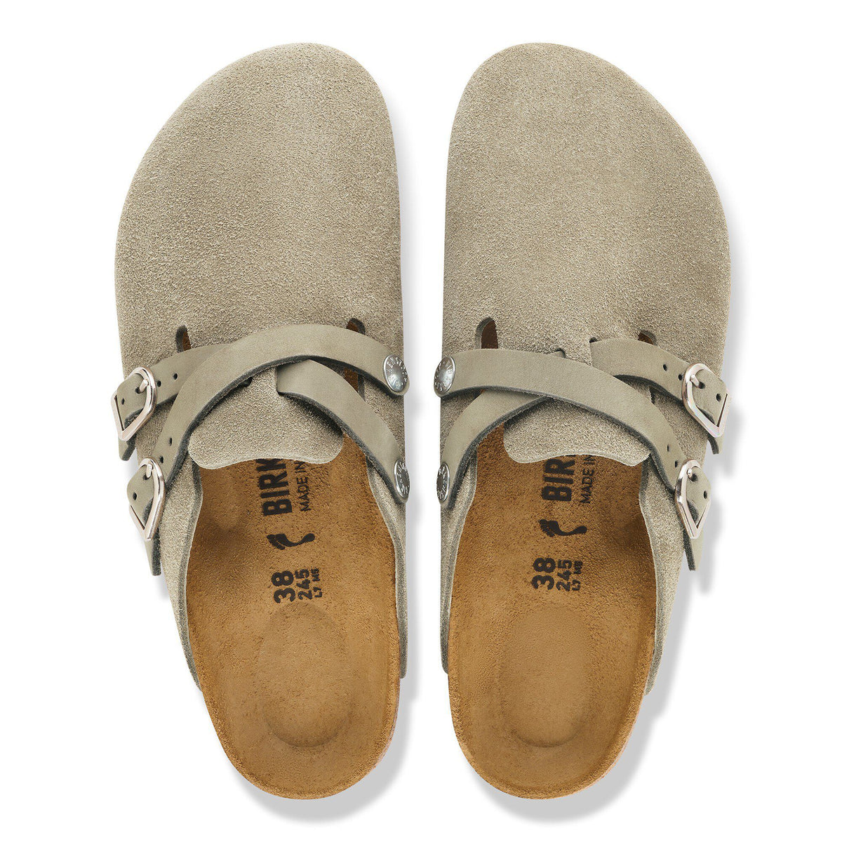 Blair Suede Leather in Color Taupe | Birkenstock