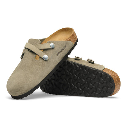 Blair Suede Leather in Color Taupe | Birkenstock