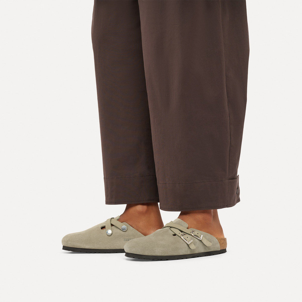 Blair Suede Leather in Color Taupe | Birkenstock