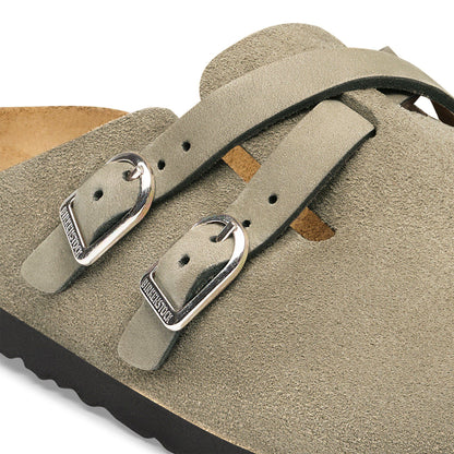Blair Suede Leather in Color Taupe | Birkenstock