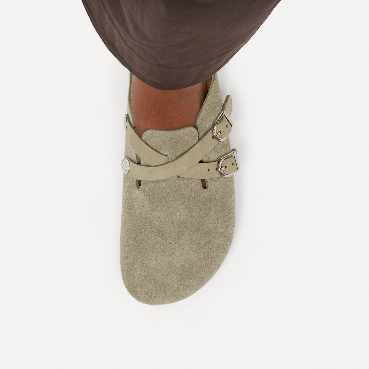 Blair Suede Leather in Color Taupe | Birkenstock