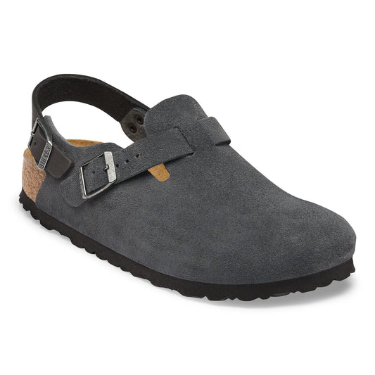 Tokio Suede Leather in Color Charcoal | Birkenstock