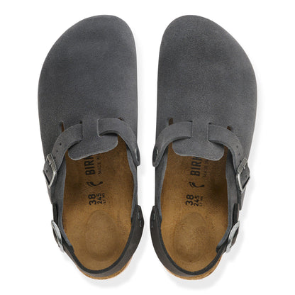 Tokio Suede Leather in Color Charcoal | Birkenstock