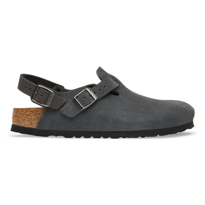 Tokio Suede Leather in Color Charcoal | Birkenstock