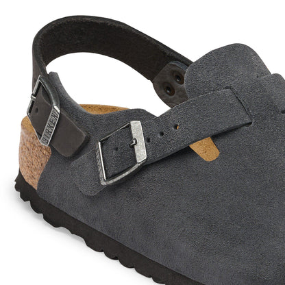 Tokio Suede Leather in Color Charcoal | Birkenstock