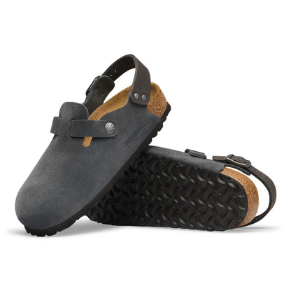 Tokio Suede Leather in Color Charcoal | Birkenstock