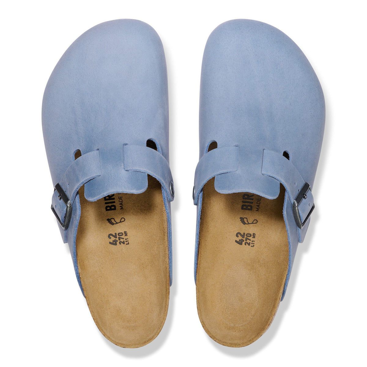 Boston Oiled Leather in Color Elemental Blue | Birkenstock
