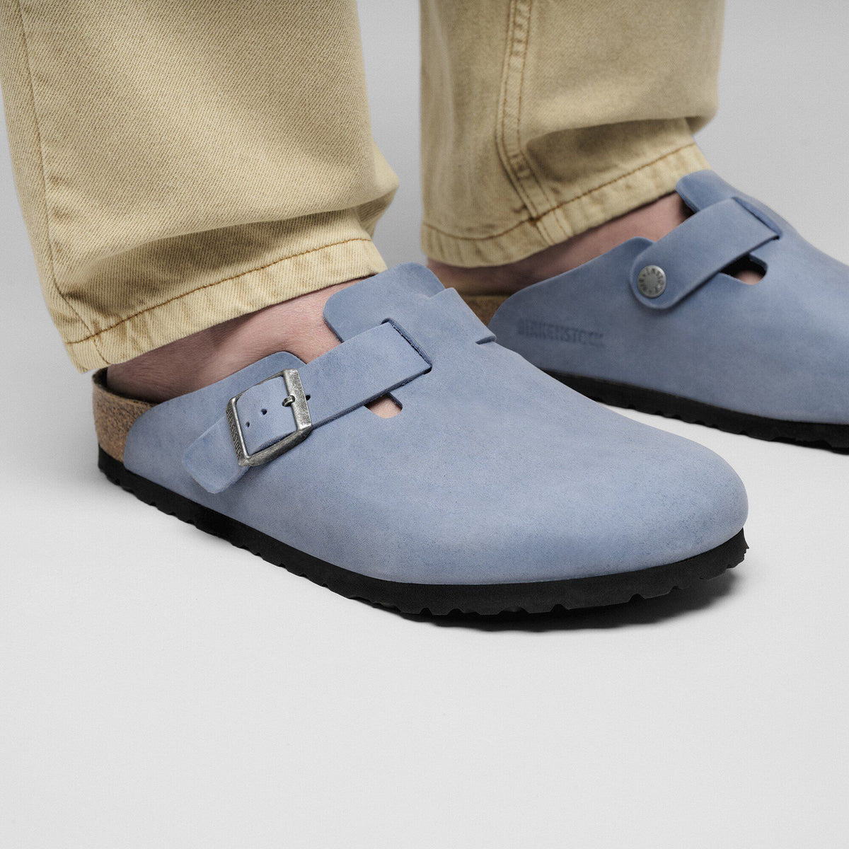 Boston Oiled Leather in Color Elemental Blue | Birkenstock