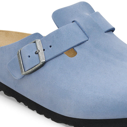 Boston Oiled Leather in Color Elemental Blue | Birkenstock